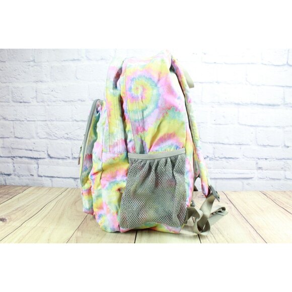 LL Bean Big Kids Multi Tie Dye Print Deluxe Book Pack 37L Print School Backpack main image 9